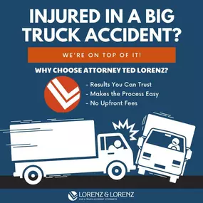 Since our inception in 2001, Lorenz & Lorenz, PLLC has strictly represented people who were injured by the negligence of others, with an emphasis on car accidents and truck accidents. We don’t practice in any other areas of the law, enabling us to stay up to date on the latest laws and trends pertaining to injury litigation.