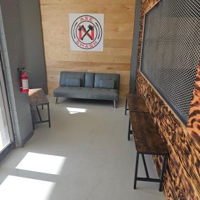 Axe throwing 
Date night
smash room
rage room
lobby