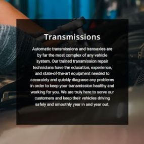 Experience smooth shifting and reliable performance with our transmission repair service at Just Auto Car Care. Our technicians are trained to handle transmission issues with precision, ensuring your vehicle operates seamlessly.