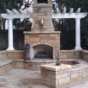Outdoor Fireplace Installation San Antonio