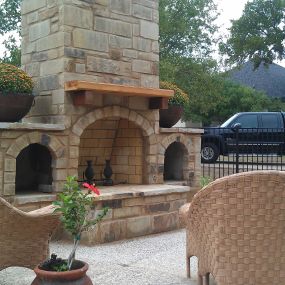 Backyard Fireplaces San Antonio