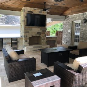 Custom Outdoor Fire Places San Antonio | Free Estimate (210) 380-5521