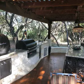 Outside Custom Built BBQ Stations San Antonio TX | Free Estimate (210) 380-5521