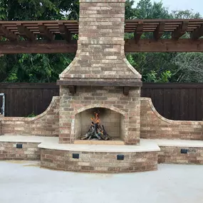 Top Rated Custom Outdoor Fire Places San Antonio | Free Estimate (210) 380-5521