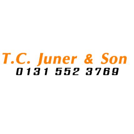 Logotyp från TC JUNER & SON