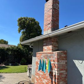 gutters around chimney