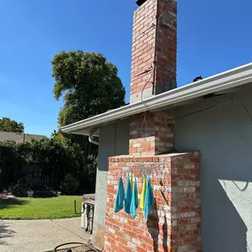 gutters around chimney