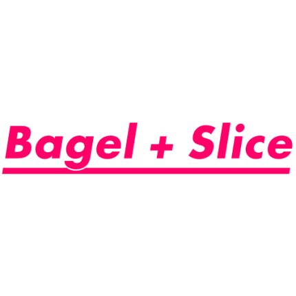 Logótipo de Bagel + Slice Pizza Shop