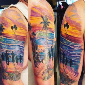 scenery tattoos