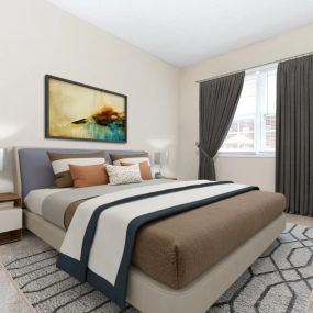 Bedroom at Parkland Village Apartments