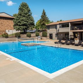 Swimming Pool With Relaxing Sundeck