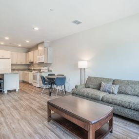 Living Room at Heron Ridge Apartments