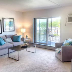 Living Room at Knollwood Towers East Apartments