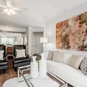 Living Room With Kitchen