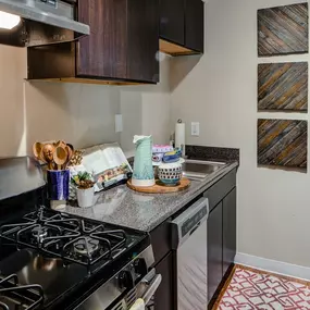 Kitchen at Heritage Apartments