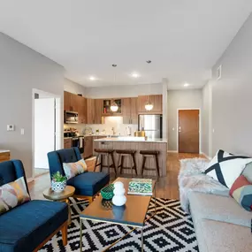 Living Room and Kitchen