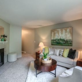 Living Room at Waverly Gardens Apartments