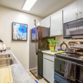 Spacious Kitchen With Pantry Cabinet