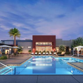 Luxury Pool at Vista Ridge Apartments
