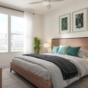 Bedroom at Vista Ridge Apartments