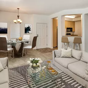 Living room at Falcon Bridge at Gale Ranch