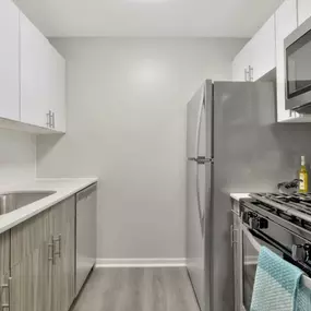 Kitchen with Stainless Steel Appliances