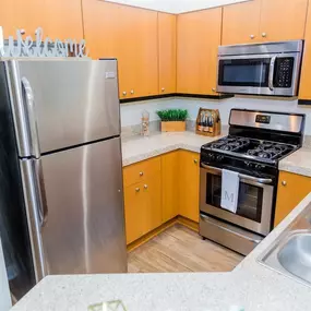 Kitchen with Stainless Steel Appliances