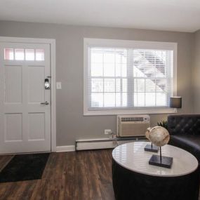 Living Room at The Hinsdale Apartment Homes