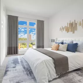Spacious bedroom