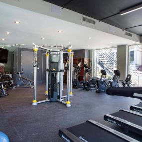 Fitness center at 888 Hilgard, Westwood CA