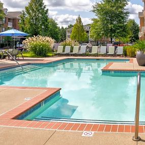 Shimmering swimming pool