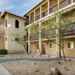 Building exterior at Cornerstone Apartments