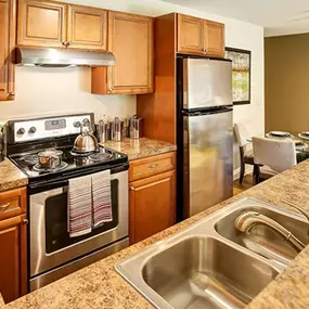 Kitchen with Stainless Steel Appliances