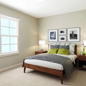 Bedroom at Willow Place Apartments