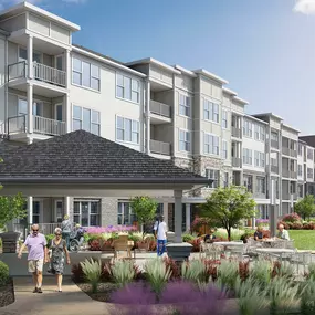 Exterior View of Willow Place 55+ Living