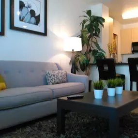 Living Room at Helix at University Village