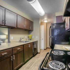 Kitchen at Parkside Apartments