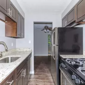 Kitchen at 444 Park Apartments