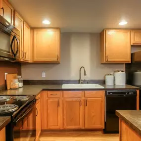 Kitchen at Canterbury Apartments