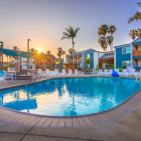 Pool at Beverly Plaza Apartments