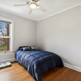 Bedroom at The Bryant at Oak Park apartments