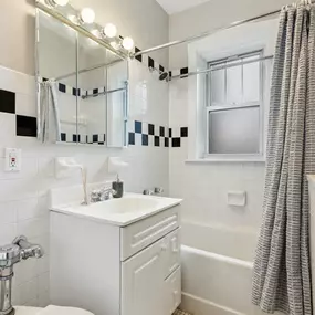 Bathroom at The Bryant at Oak Park apartments