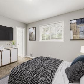 Bedroom at Pinewood Townhomes