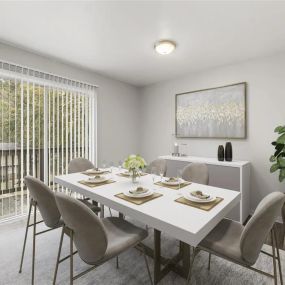 Dining Room at Pinewood Townhomes