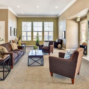 Living room at Valencia at Gale Ranch