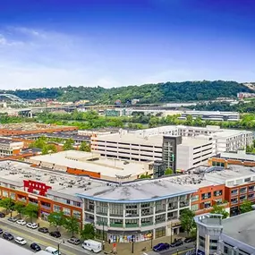 Aerial View at The Flats at Southside Works