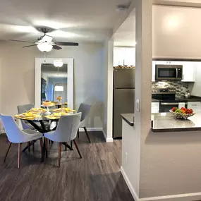 Dining Area and Kitchen