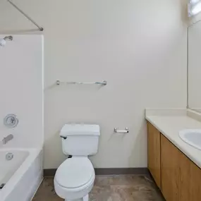 Bathroom at Edgewood Apartments in Rohnert Park, CA 94928