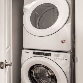 Stackable washer and dryers