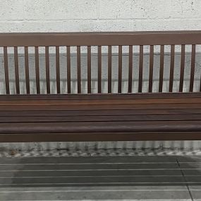 Refinished bench for Bonita Fire & Rescue.